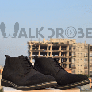 Black Lanetti Men’s Chukka Boots