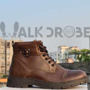 Brown Leather Ankle Boots Bangladesh – Lanetti Men’s Boots