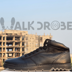 Black Leather Ankle Boots Bangladesh – Men’s Lace-Up Zipper Boots